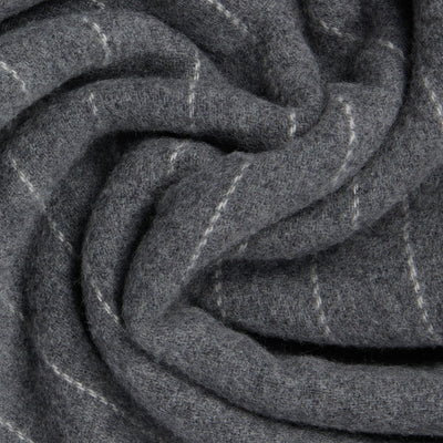 Sciarpa da Uomo Piquadro in Pura Lana al 100% Grigio