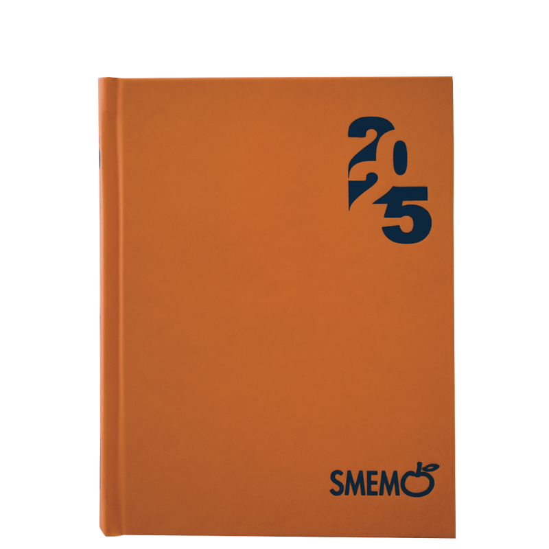 Smemo 16 Mesi 2025 Classic Arancione 11 x 15 cm