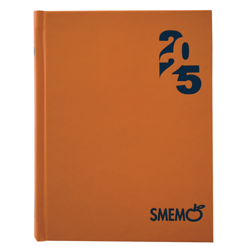 Smemo 16 Mesi 2025 Classic Arancione 13 x 17,7 cm