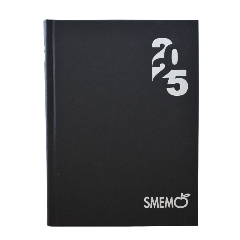 Smemo 16 Mesi 2025 Classic Nera 13 x 17,7 cm