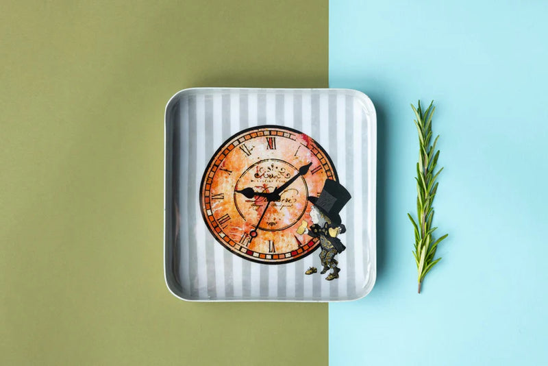 Svuotatasche Blue Shaker in Metallo Alice 15 x 15 cm