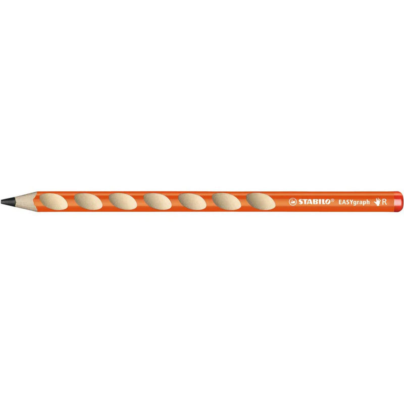 Matita Stabilo HB Easygraph Ergonomica per Destrorsi Arancio