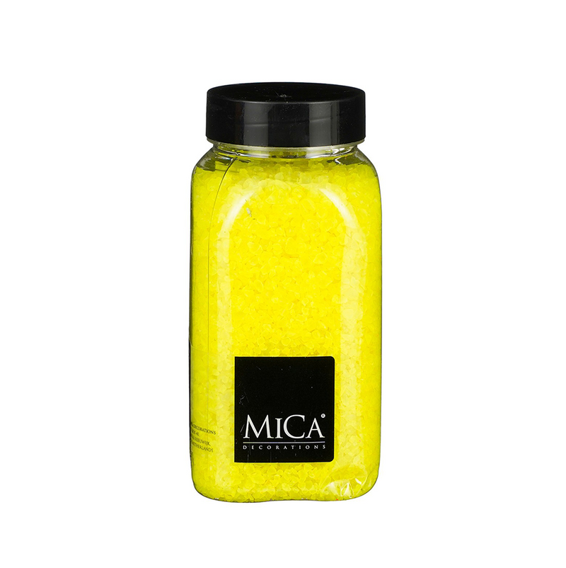 Sabbia Graniglia in Vetro Giallo Fluo 650 ml