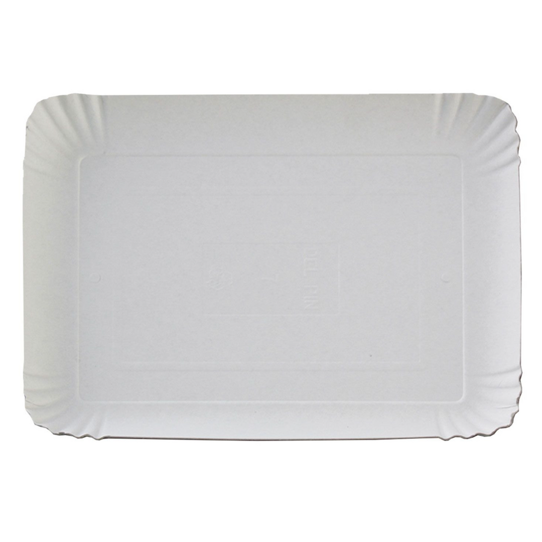 Set Da 6 Vassoi Rettangolari Per Antipasti Con Base In Ardesia Integrata E Manico In Legno Resistente Infinity Line
