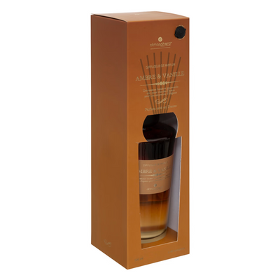 Diffusore con Bastoncini Alma in Vetro Ambra & Vaniglia 500 ml