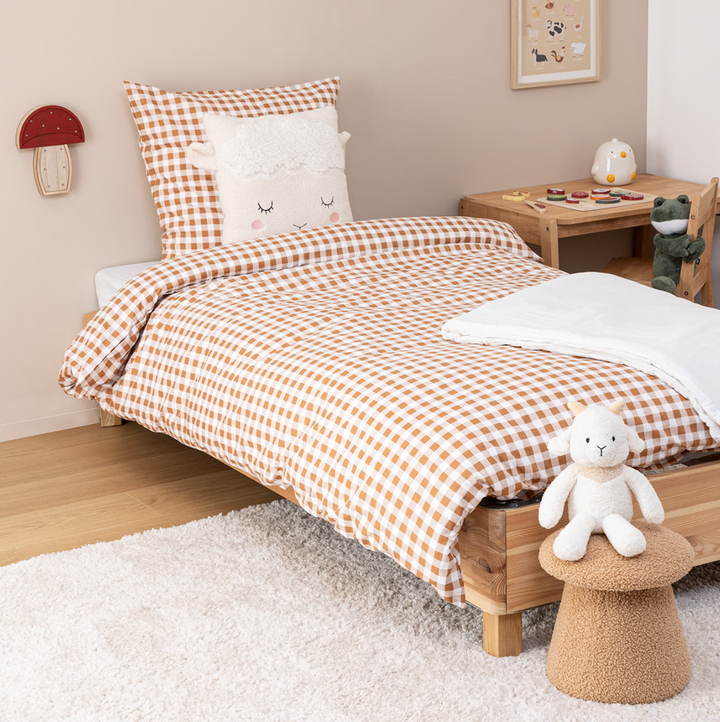 Schindora LED Lampada Da Comodino Funghi Di Legno,USB Luce Notturna Bambini Carica,Dimmazione Graduale 3W,Decor Comodini Camera Da Letto Per Cameretta Soggiorno