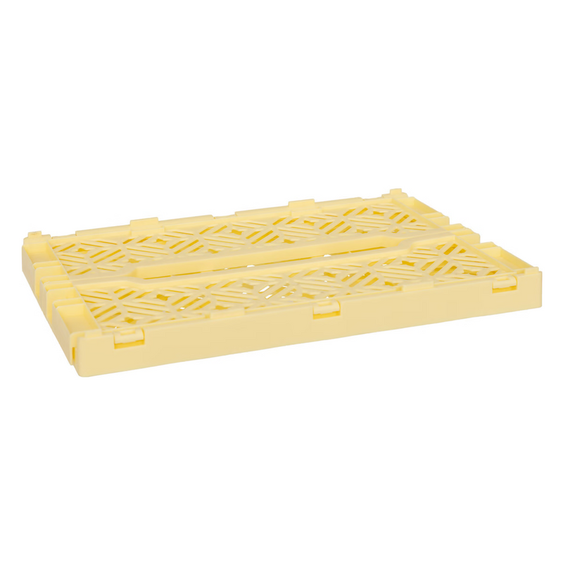 Cassetta Pieghevole Arry in PP Giallo 40 x 30 x 15 cm