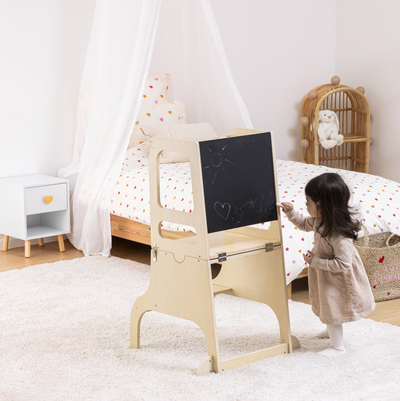 Torre di Osservazione in Legno 3in1 per Bambini 91 cm