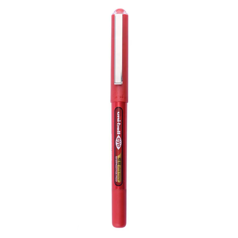 Penna Roller Uniball Eye Ultra Micro con Tratto 0,38 mm e Inchiostro Rosso