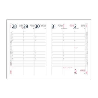 Agenda Settimanale Intempo Bulk 2026 Nero 17 x 24 cm