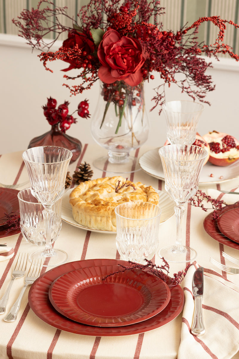 Tovaglioli in Carta 3 Veli Bordeaux 33 x 33 cm - 16 pezzi