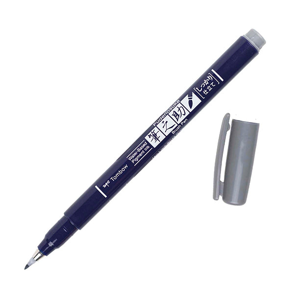 Pennarello Marker Calligrafico Tombow Fudenosuke Hard Grigio