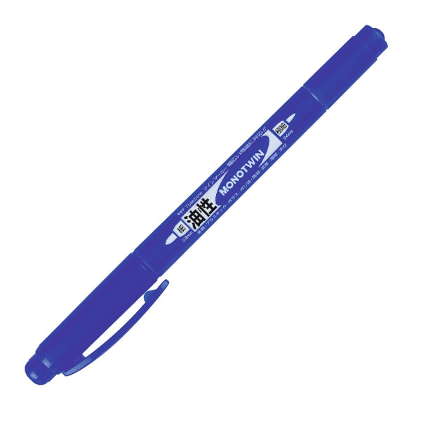 Marker Calligrafico Tombow Mono Twin a Doppia Punta Blu