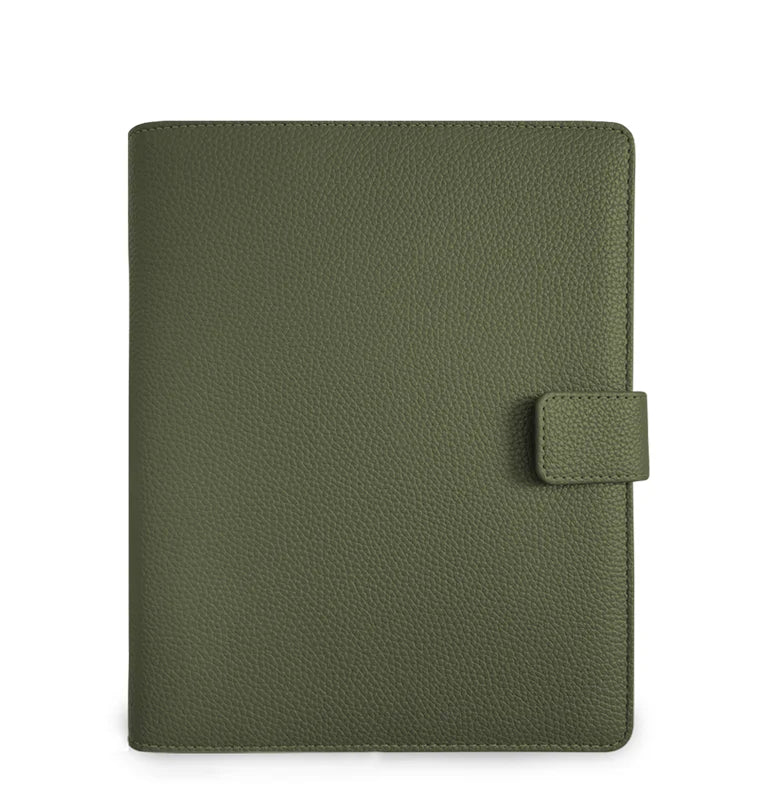 Organizer Filofax Camdem A5 Oliva con Planner Annuale non Datato