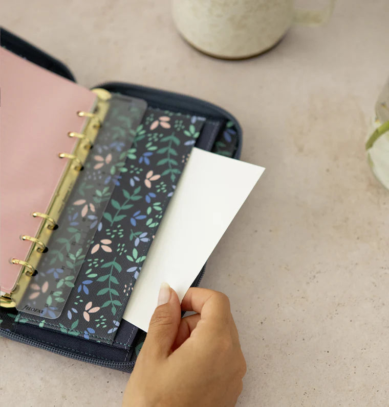 Organizer Filofax Garden Personal con Zip Dusk con Planner Annuale non Datato