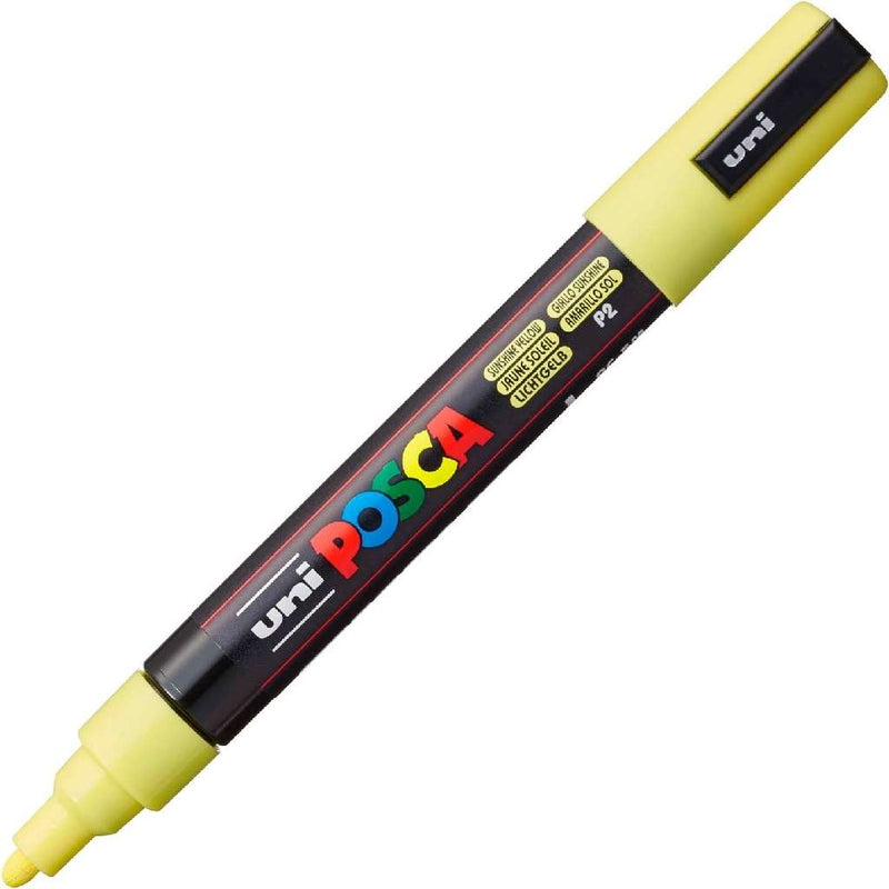 Pennarello Marcatore a Tempera Uni Posca a Punta Media Giallo Sunshine