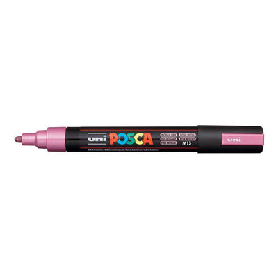 Pennarello Marcatore a Tempera Uni Posca a Punta Media Rosa Metal