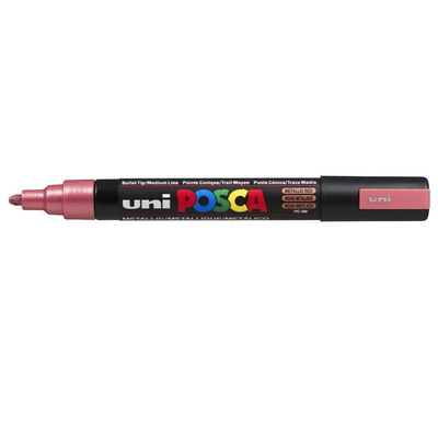 Pennarello Marcatore a Tempera Uni Posca a Punta Media Rosso Metal