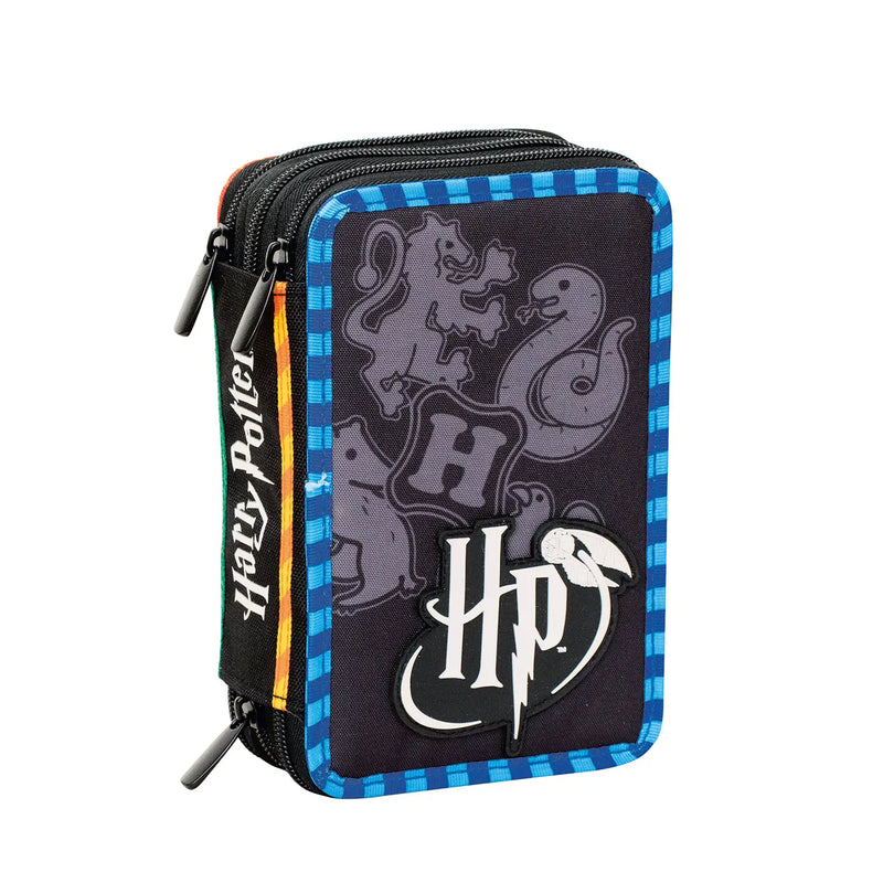 Astuccio 3 Zip Harry Potter