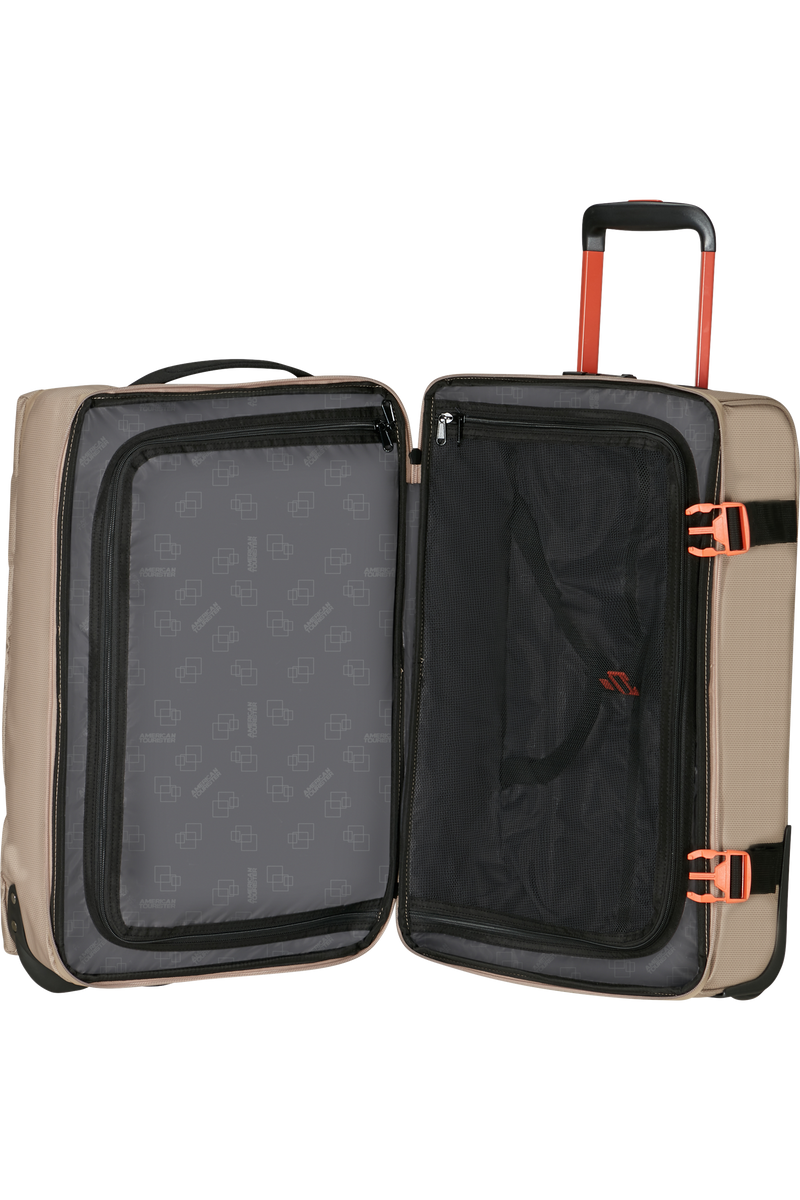 Borsone con Ruote American Tourister Urban Track S Coated Beige e Orange