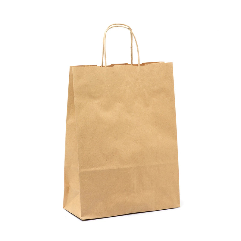 Borsa in Carta Kraft Avana 14 x 8 x 21 cm