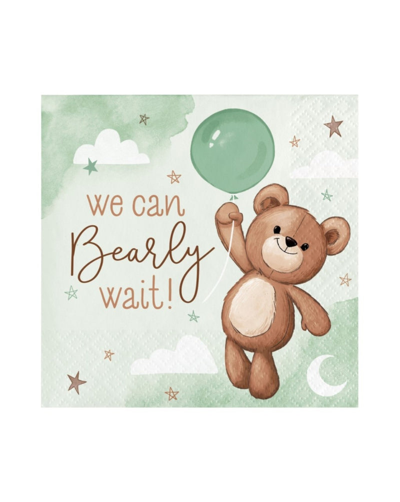 Tovagliolo in Carta Teddy Bear 25 x 25 cm - 16 pezzi