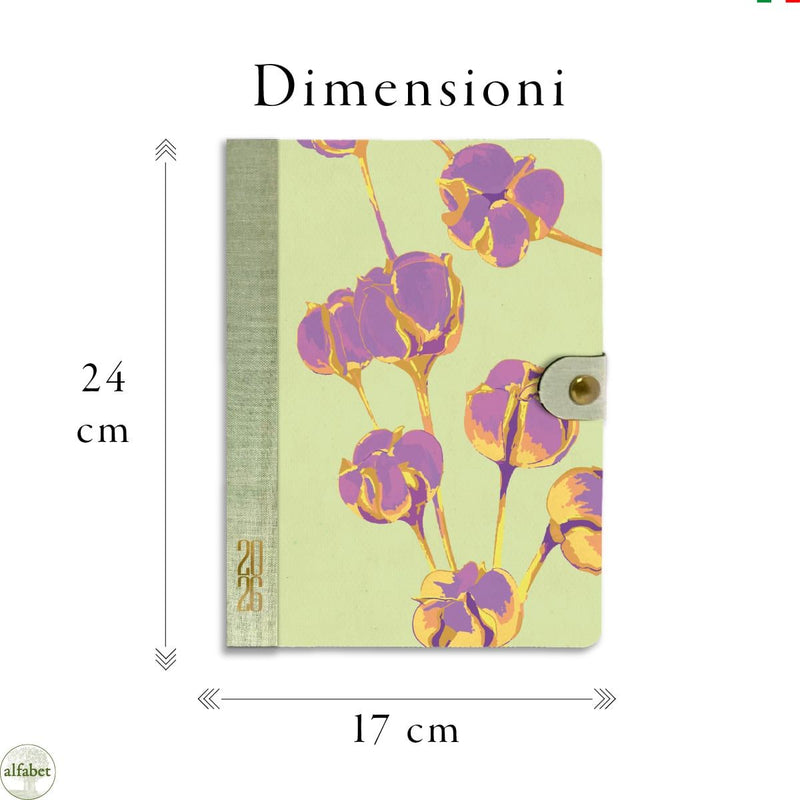 Agenda Settimanale Alfabet 2026 Art Collection Papyra 17 x 24 cm