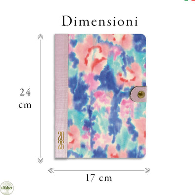 Agenda Settimanale Alfabet 2026 Art Collection Divina 17 x 24 cm