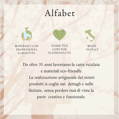 Agenda Settimanale Alfabet 2026 Nature Collection Albero 17 x 24 cm