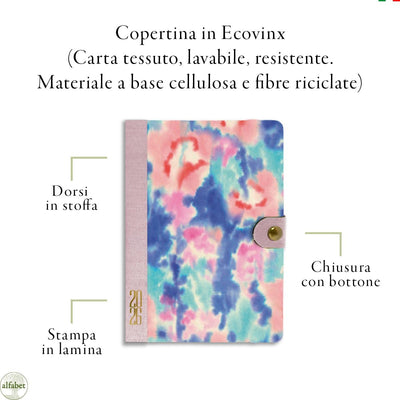 Agenda Giornaliera Alfabet 2026 Art Collection Divina 15 x 21 cm