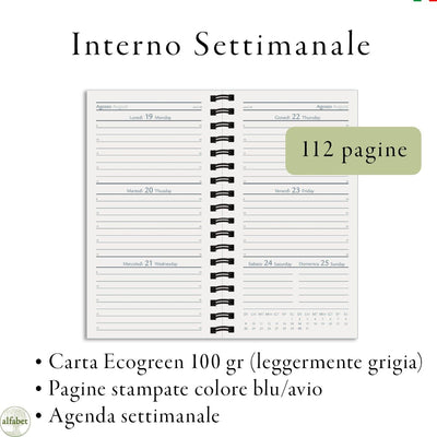 Agenda Borsabile Settimanale 2026 Keep The Artic Frozen 11 x 17 cm