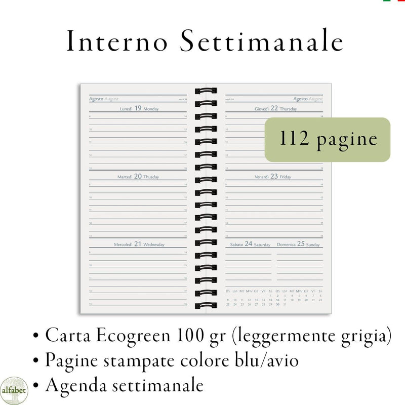 Agenda Borsabile Settimanale 2026 Keep The Artic Frozen 11 x 17 cm