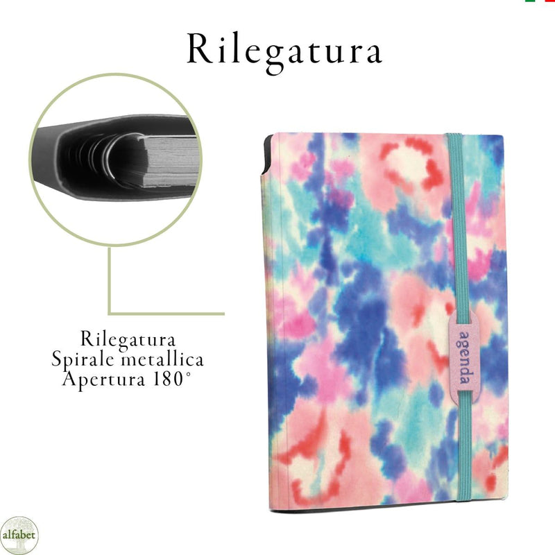 Agenda Borsabile Settimanale Alfabet 2026 Art Collection Divina 11 x 17 cm