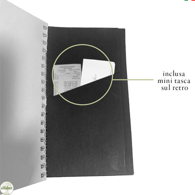 Agenda Borsabile Settimanale Alfabet 2026 Flower Collection Bellis 11 x 17 cm