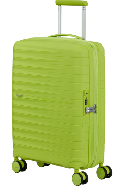 Valigia da Cabina Espandibile American Tourister Fastforward Spinner con TSA 55 cm Neon Lime
