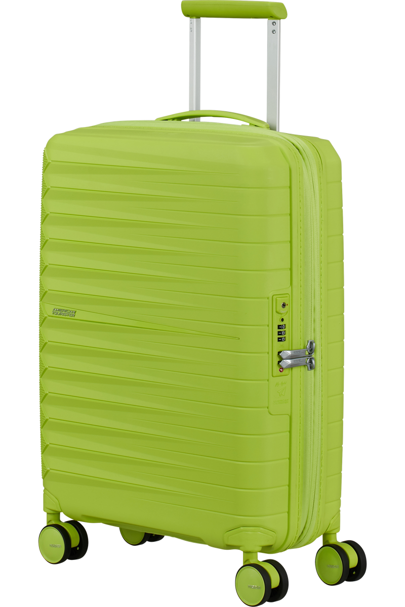 Valigia da Cabina Espandibile American Tourister Fastforward Spinner con TSA 55 cm Neon Lime