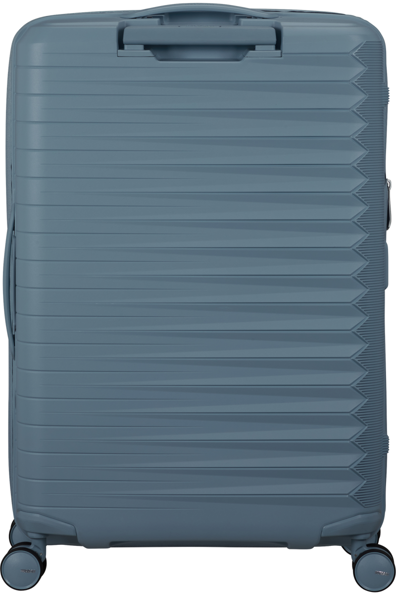 Valigia Media Espandibile American Tourister Fastforward Spinner con TSA 68 cm Steel Blue