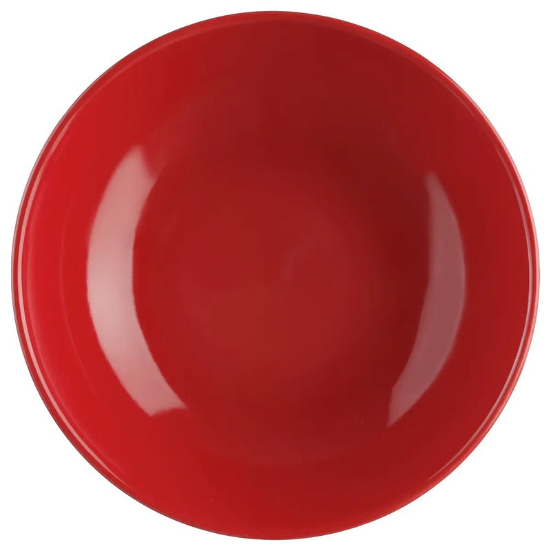 Piatto Fondo in Ceramica Rosso 22 cm