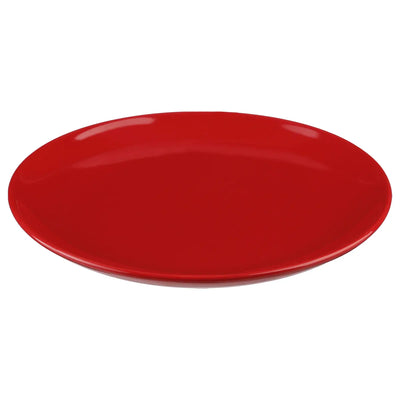 Piatto Piano da Dessert in Ceramica Rosso 21 cm