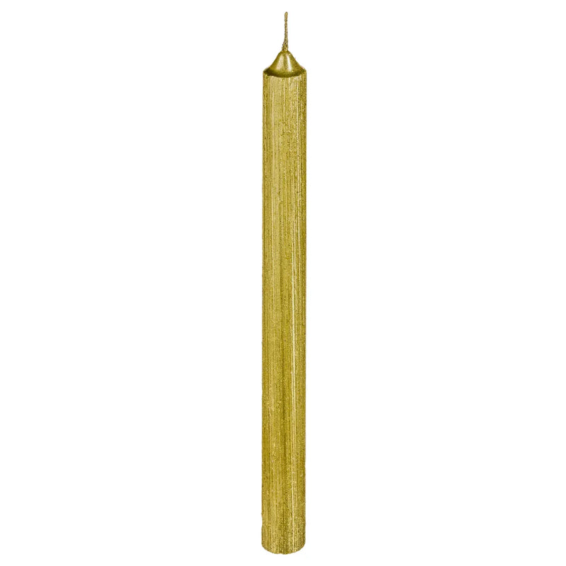 Candele Stelo Oro 25 cm - 4 pezzi