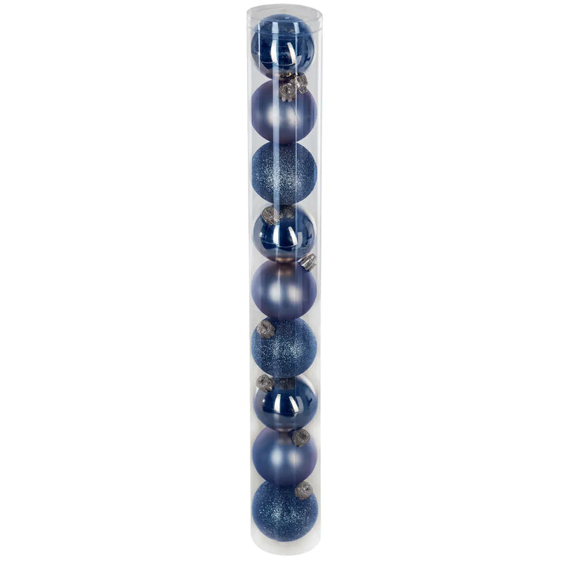 Sfera in PVC Blu 6 cm - 9 pezzi