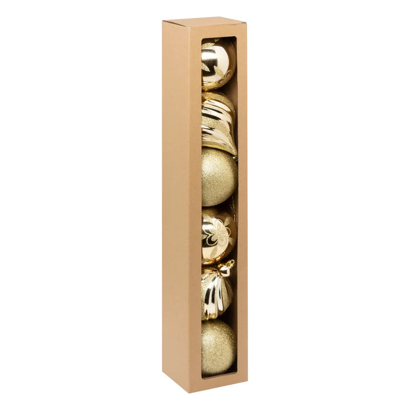 Sfera in PVC Oro 10 cm - 10 pezzi