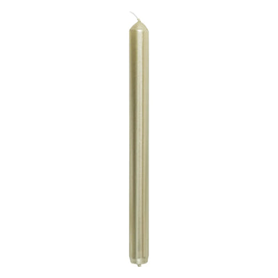 Candele Satinata Oro 25 cm - 4 pezzi