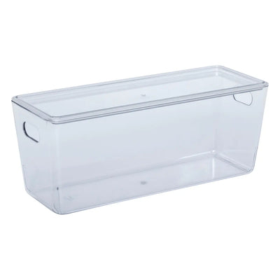 Contenitore Selena in PVC Trasparente 5 Lt / 13 x 35 x 14 cm