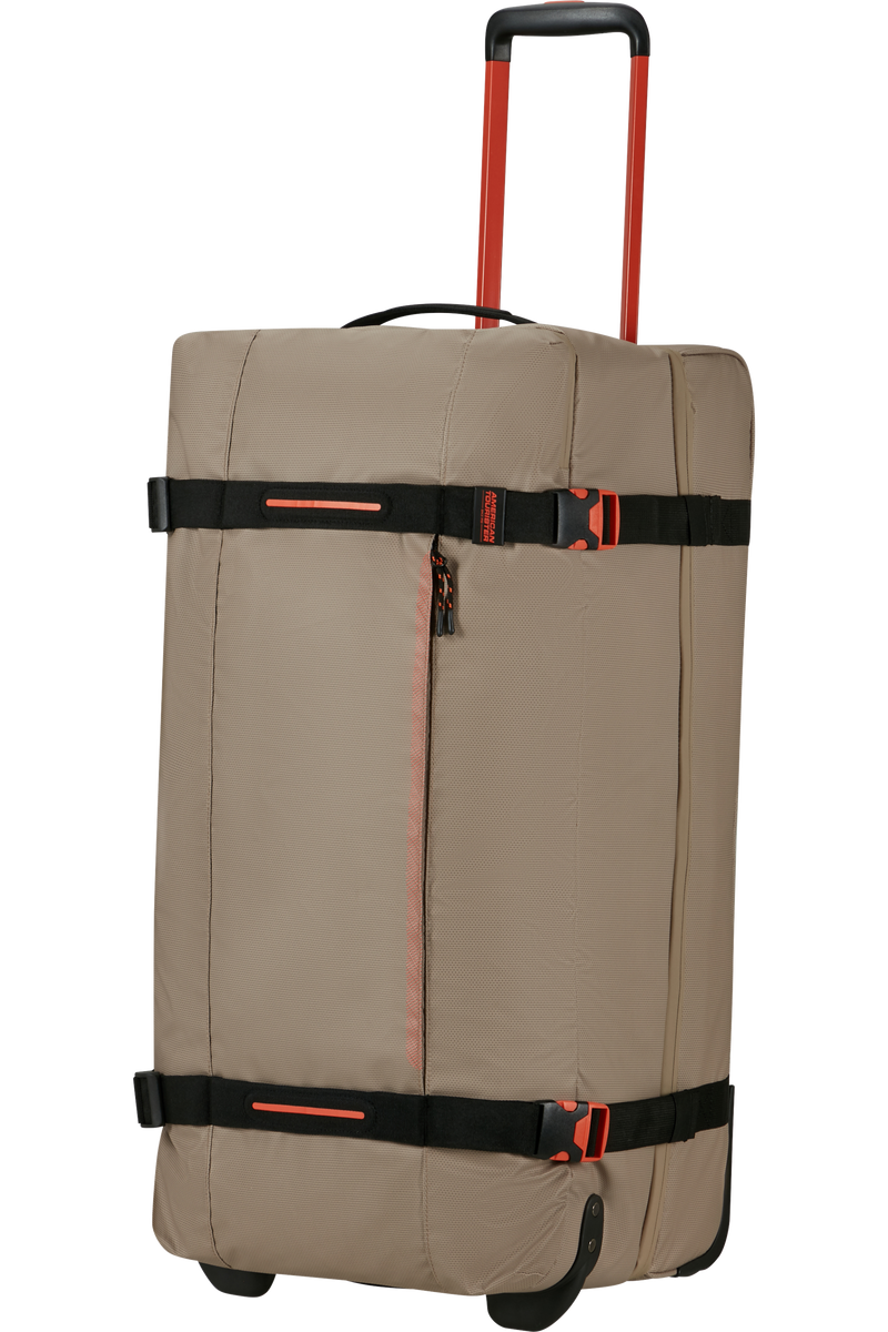 Borsone con Ruote American Tourister Urban Track L Coated Beige e Orange