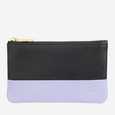 Portachiavi Dudubags Kimolos in Pelle Black & Lavender