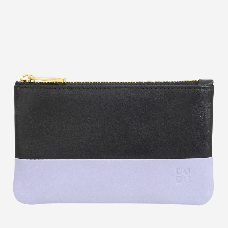 Portachiavi Dudubags Kimolos in Pelle Black & Lavender