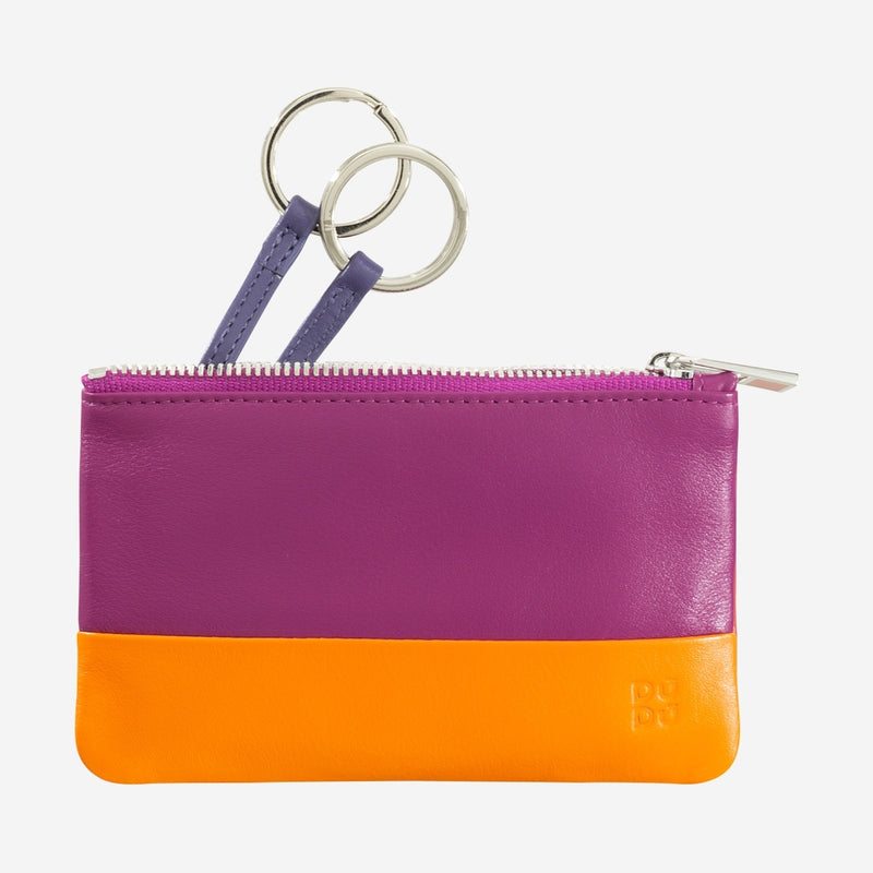 Portachiavi Dudubags Kimolos in Pelle Fucsia