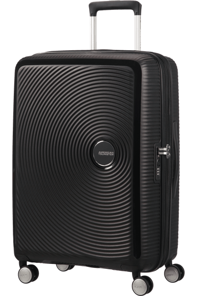 Valigia Media Espandibile American Tourister Soundbox Spinner 67 cm con TSA Bass Black