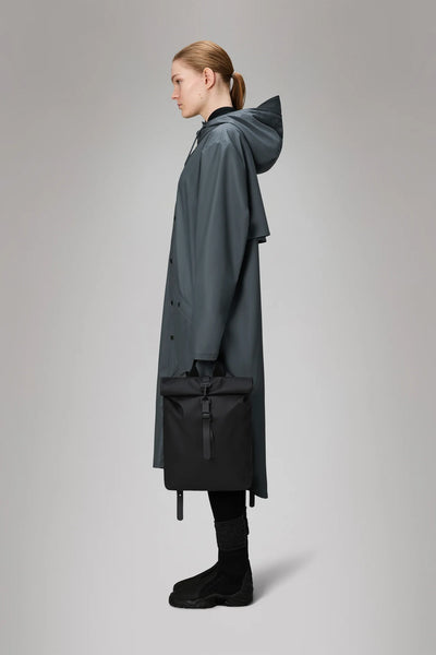 Zaino RAINS Rolltop Rucksack Mini Impermeabile W3 Black